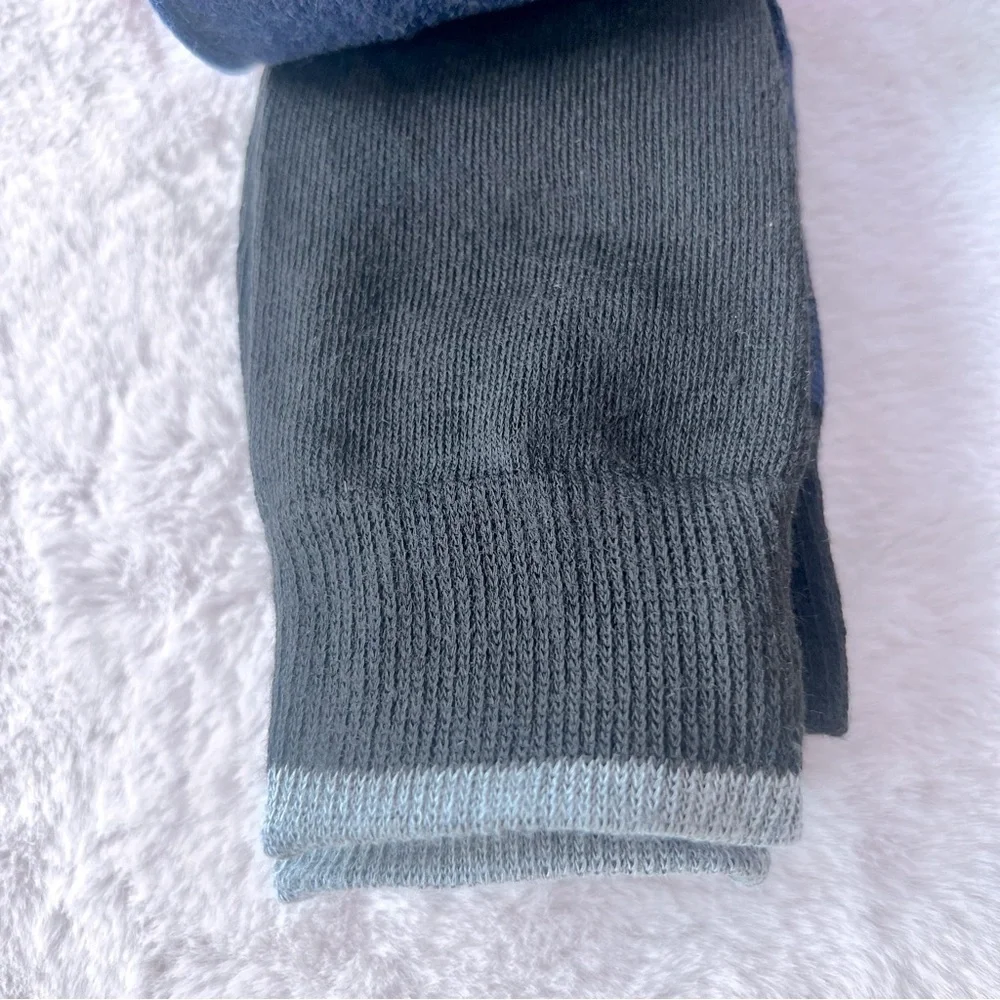 💚 NWT Perry Ellis men’s set of five crew socks shoe size 7-12